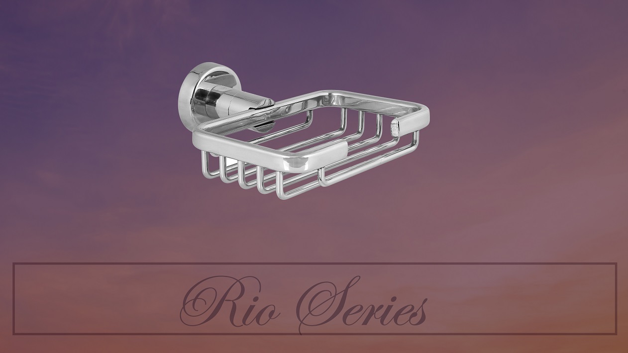 khay lưới xà phòng inox 304 Rio
