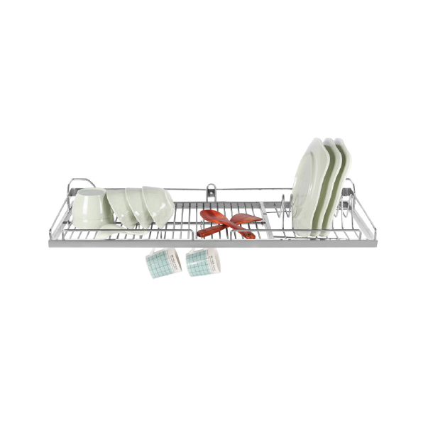 Kệ chén inox 1 tầng treo tường